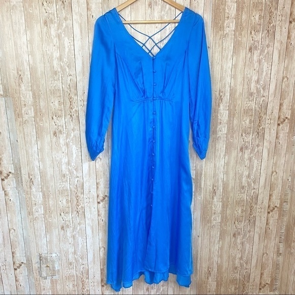Free People Later Days Button Front Dress Size‎ 0 - Picture 6 of 15